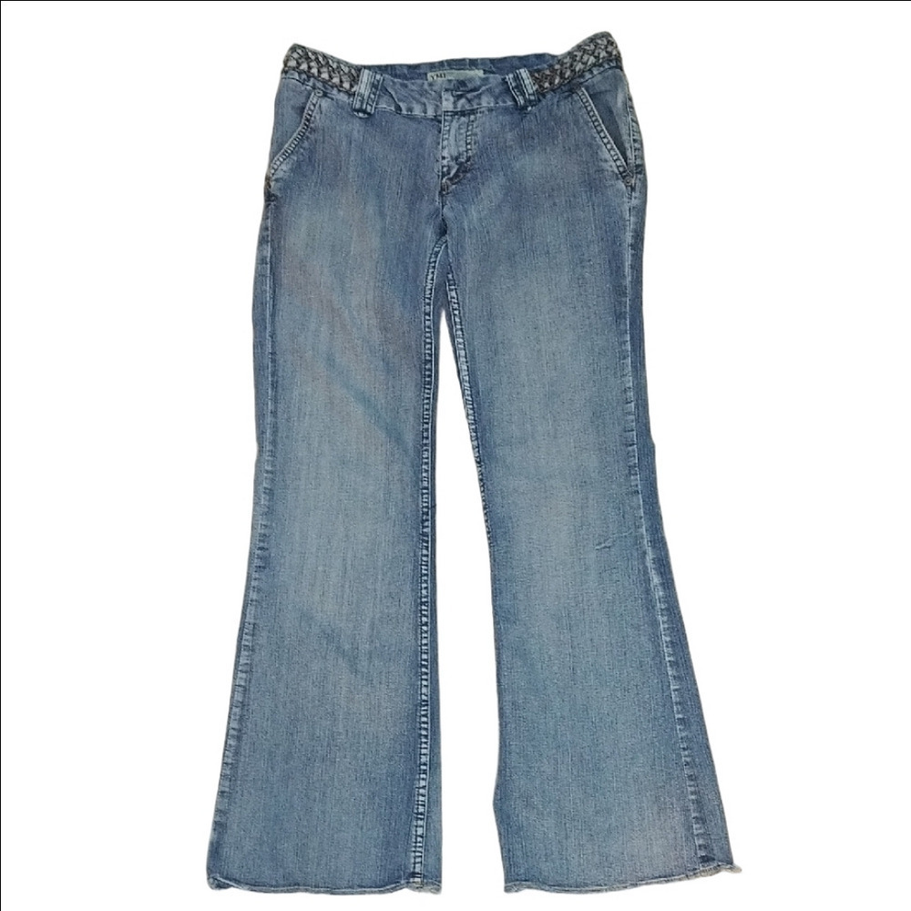 YMI Blue Denim Flare Wide Leg Jeans